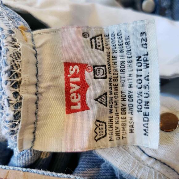 VTG 90's Levi's XX 501 Button Fly Jeans Woman's Size 31X30 Made in USA Flaw - Picture 10 of 12